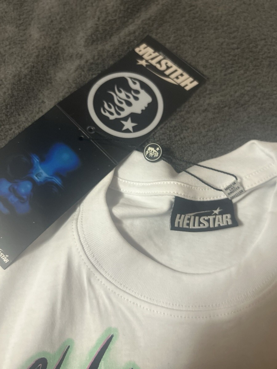 Hellstar Path 2 Paradise T-Shirt Size M White and Pink Brand New