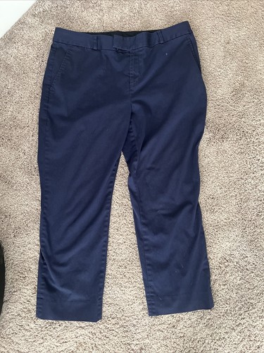 Banana Republic Factory Pants 14 Regular Womens Black Business Casual Martin Fit - Picture 2 of 4