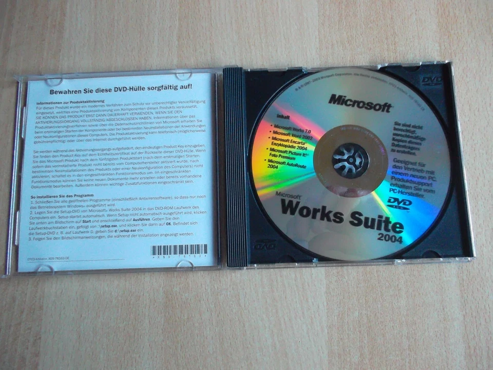 Microsoft Works Suite 2004 - Windows - Deutsch -NEUWERTIG - Bild 3 von 3