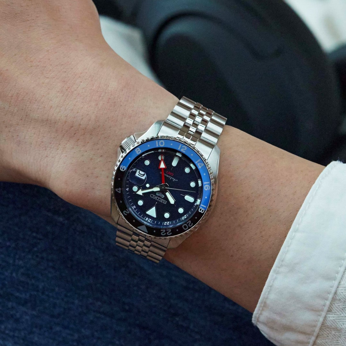 【SEIKO】SBSC003 セイコー5 スポーツ　GMT SSK003K1 | SBSC003 | Seiko SKX Blue Batman