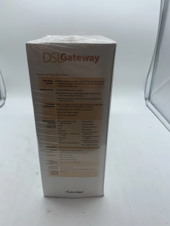 SEALED Actiontec Model GT704 DSL Gateway GS503AD3A-01 w/ FREE SHIPPING - Image 2 of 4
