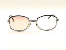 VTG AMOR EYEGLASS FRAMES 50-20-135 SILVER TWIST 6673 FRANCE PARTS RX
