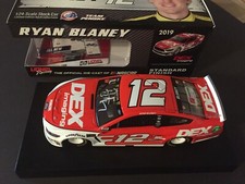 Ryan Blaney Autographed Signed 2019 Dex 1:24 Diecast Car - PA Witnessed