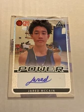 Jared McCain 2022 Leaf Power Pro Set RC Auto True 1/1