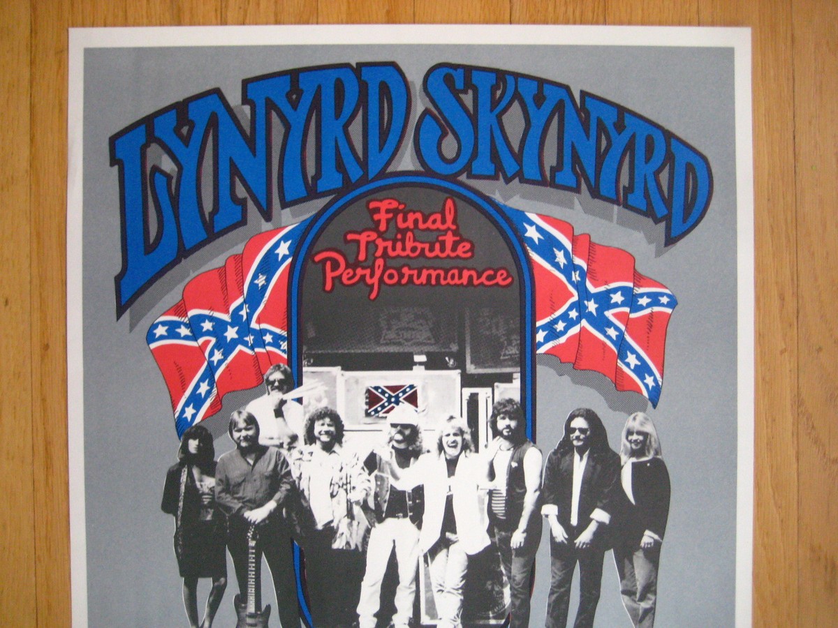 lynyrd skynyrd the rossington band ポスター Lynyrd Skynyrd Van Zant Collins Rossington Music Poster