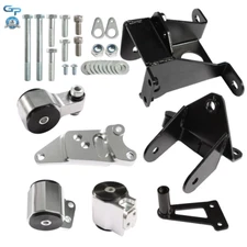 Billet Engine Motor Mount Swap Kit For Honda Civic Si K20 K24 FA FG FD 06-11