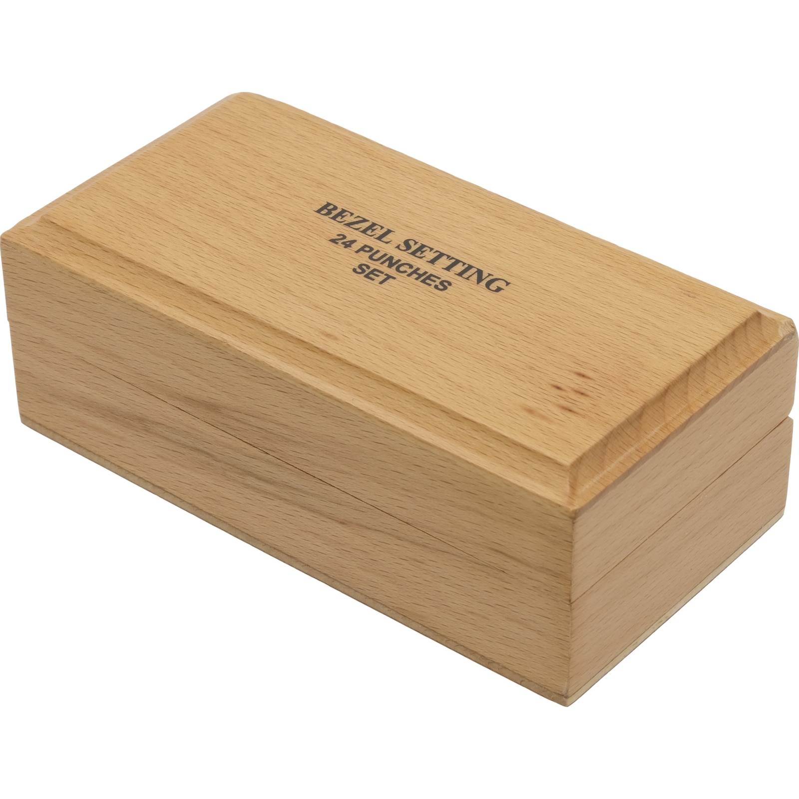 Set of 24 Bezel Setting Punches in Wooden Box