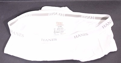 Hanes Underwear Lot of 3 Briefs Size XL Tighty Whities New Without Package