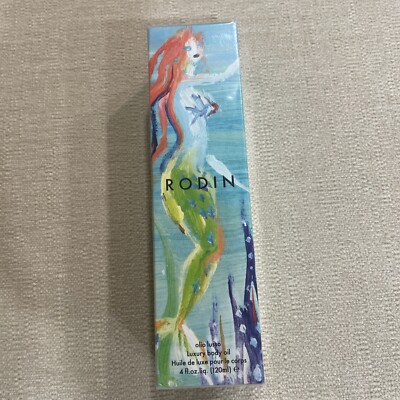 Rodin Olio Lusso Luxury boby Oil ~ Sea Kelp & Sambac ~ 4 oz liq. / 120 ml ~ BNIB