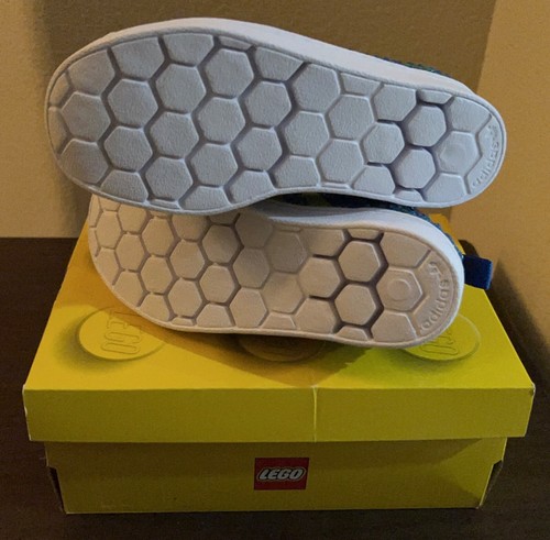 Kids Customized Adidas Lego X Superstar 360 C Shock Blue Crystal HO2730 Size 12 - Picture 11 of 11