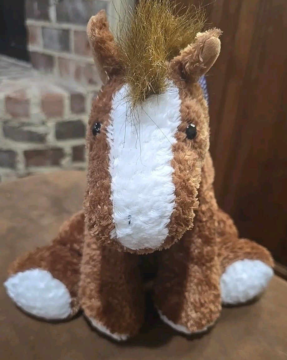 Flip Flops Mary Meyer Horse Plush Brown 12