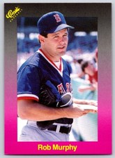 1989 Classic Travel II ROB MURPHY #183 Red Sox - Fast FREE Ship!