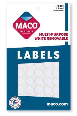 Maco Multi-purpose labels MR-808 White