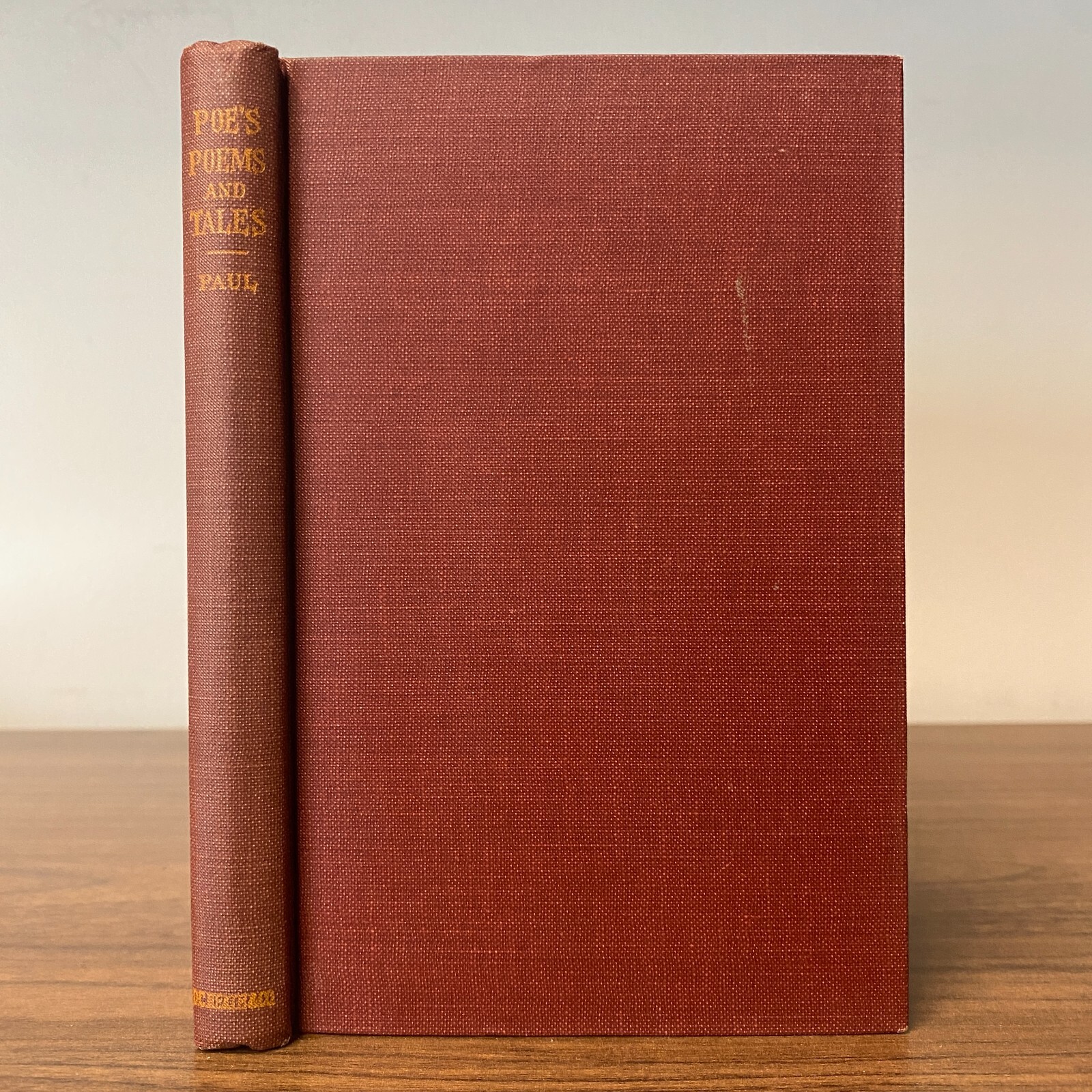 POEMS AND TALES Edgar Allan Poe RARE Ed 1918 HORROR Classics ANTIQUE Book