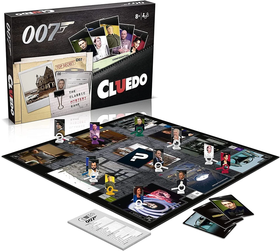 JOGO VERMELHO CLUEDO JAMES BOND - Imagem 3 de 4