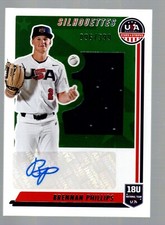 2022 USA Stars & Stripes Autograph Jersey #SIL-BP Brennan Phillips /399