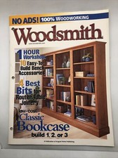 2006 WOODSMITH Magazine "1 Hour Worshop/Classic Bookcase" More