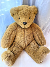 The Vermont Teddy Bear Company: Vintage Brown Jointed 16  Plush, USA, Very Good