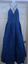roual blue prom dress size 18 