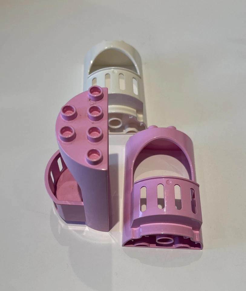 Lego Duplo Disney Princess Castle Balcony Window Bundle Pink & White VGC - Image 2 of 3