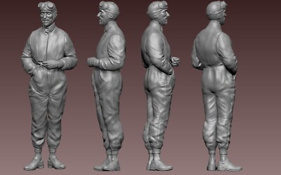 Tazio Nuvolari 1:18 Resin Figure CMC AUTOart Exoto Burago