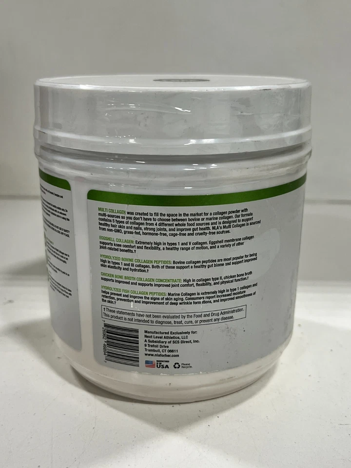 NLA Naturals Multi Collagen (Tipo I, II, III, V e X) 312g - Imagem 2 de 2