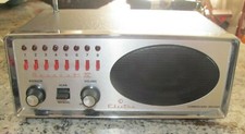 Vintage Electra Bearcat BC IV Police Scanner 8 Channel Emergency Fire Receiver