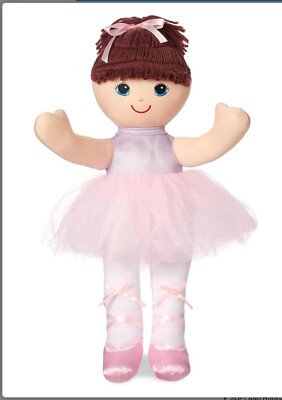 Kidoozie 20'' Love  n Hug Ballerina Doll, Rag Doll Toy for Children Ages 3 & Up
