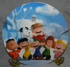 Maud Borup 2016 Peanuts Worldwide LLC 8" Collector Plate Charlie Brown Snoopy ++