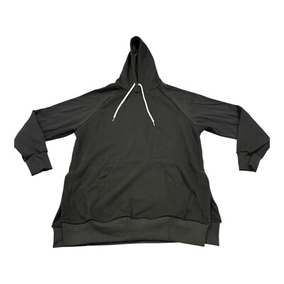 The Warmy Women's Hoodie Oversized Drees Black Size Large | eBay