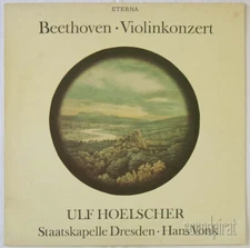 ULF HOELSCHER BEETHOVEN VIOLIN CONCERTO ETERNA ED.1 STEREO STEREO 827958 NM