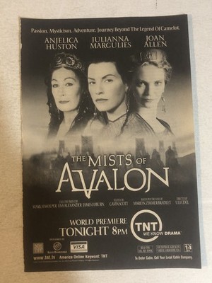 Mists Of Avalon Angelica Houston Joan Allen Vintage Print Ad Tpa35