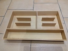 IKEA RATIONELL Besteckkasten Einsatz, Holz