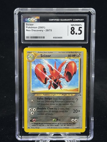 Scizor (Unlimited) graded CGC 8.5 for sale on eBay