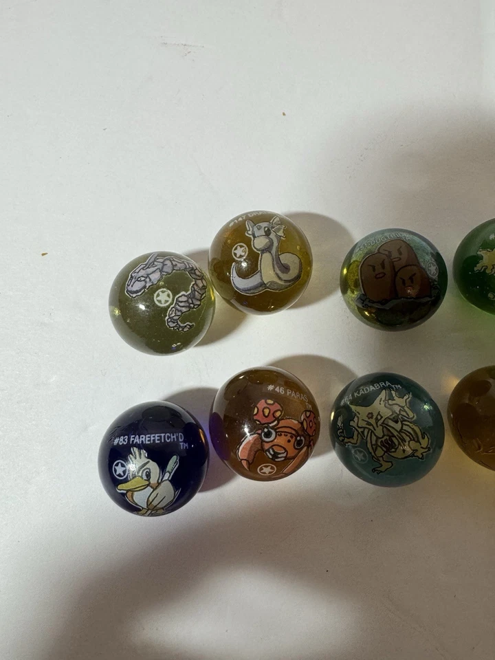 Pokemon Canicas y Raro #35 Clefairy Bolsa de Transporte Lote 9 - Ónix/KadabrA/y Más Foto 2 de 4