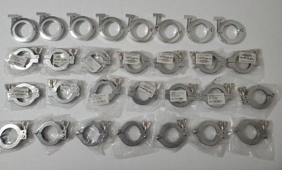 29pcs NW40 / KF40 WING-NUT CLAMP Aluminum - Vacuum Part Lot NEW