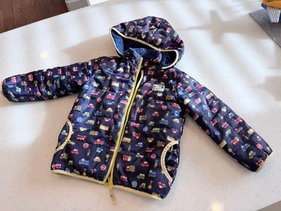 Miki House Boys Cars Jacket Size 110 4T-5T