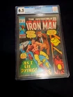 IRON MAN#37 CGC GRADE6.5