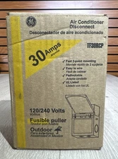 GE AC Disconnect Outdoor Switch 30A 120/240V TF30RCP