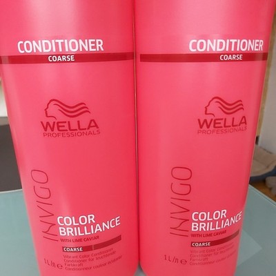 WELLA INVIGO COLOR BRILLIANCE Conditioner Coarse für kräftiges Haar 2x 1000 ml