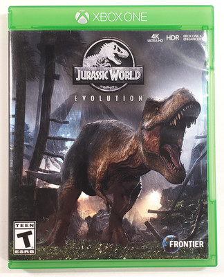 Jurassic World Evolution (Microsoft Xbox One, 2018) JW Case & Game - Tested
