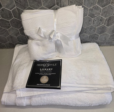 Hotel Style Luxury Bath Towel, 2 Hand Towels, 2 Wash Cloth Set 100 U.S. Cotton