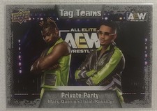 2022 Upper Deck AEW Wrestling Private Party Tag Teams Card #88 Queen & Kassidy