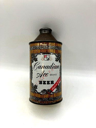 Bout Perfect 12oz * CANADIAN ACE * Cone Top Beer Can Canadian Ace Chicago