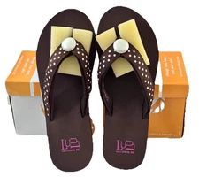 Switchflops Molly Brown Sandal Changeable Straps New in the Box Size 7