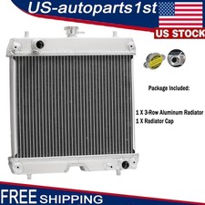 1G952-72060 Aluminum 3 Row Radiator Fit Kubota D722 D902 DF972 WG972 Z482 Z602