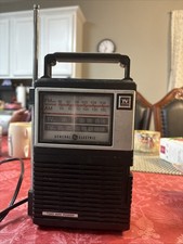 General Electric GE 7-2929A Portable AM/FM/TV Radio, Vintage