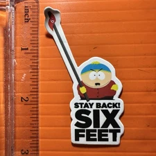 Eric Cartman Sticker South Park Stay Back Six Feet