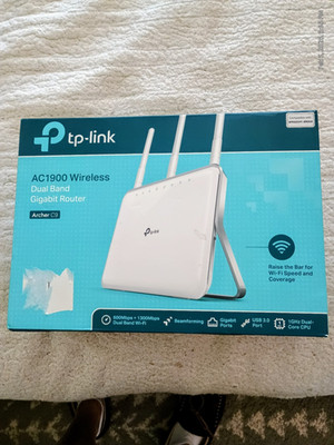TP-LINK AC1900 Wireless Dual Band Gigabit Router Model: Archer C9 White