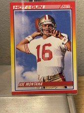 Score 1990 Hot Gun Joe Montana #311 San Francisco 49ers NFL Football Card